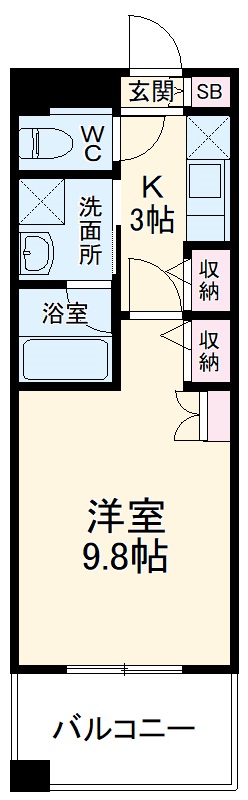 ラ・クールさいたまの間取り