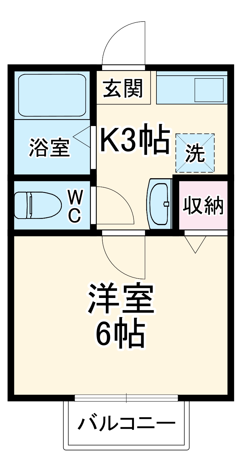 ヴランドール東船橋の間取り