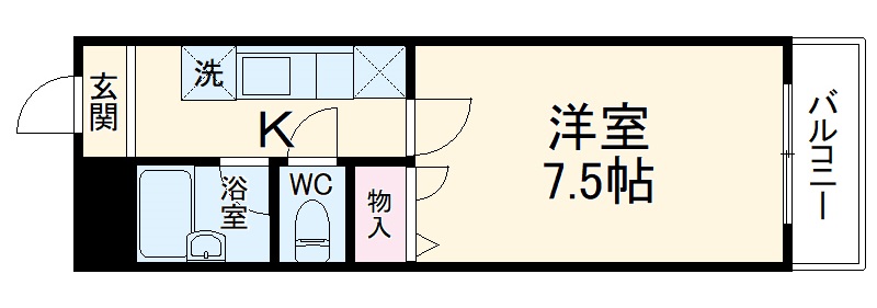 グリーンコートランザンの間取り