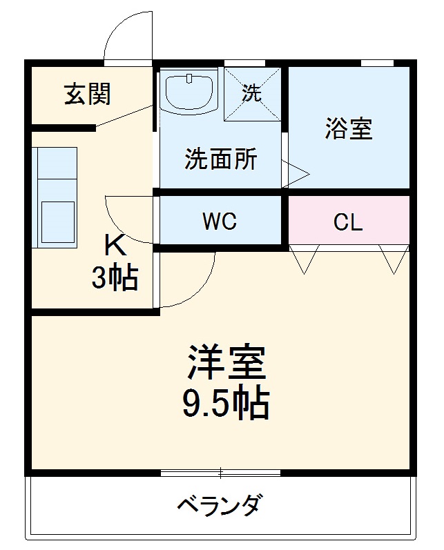 フォーブル平和が丘の間取り