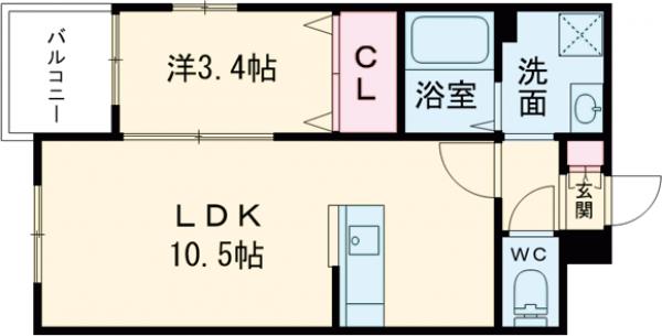 フォレストヒルズ博多の間取り