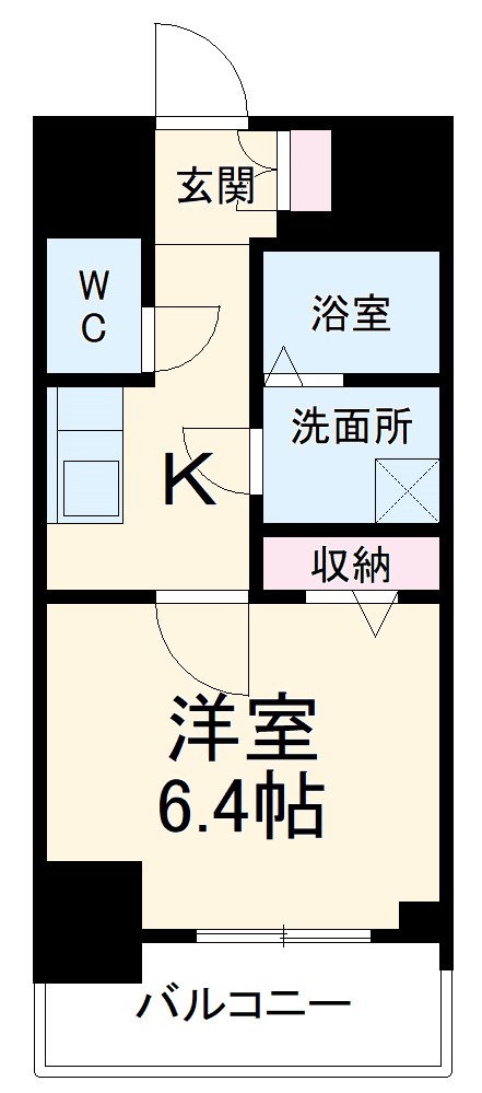 エスリード名古屋STATION WESTの間取り