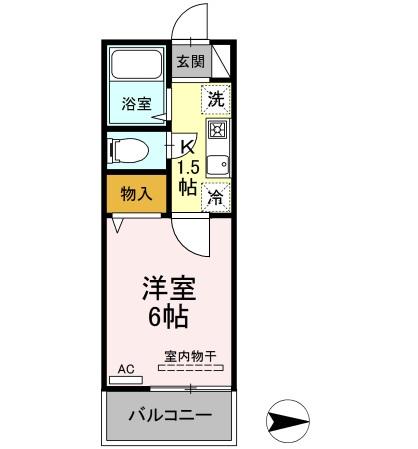 ハイツサワダの間取り