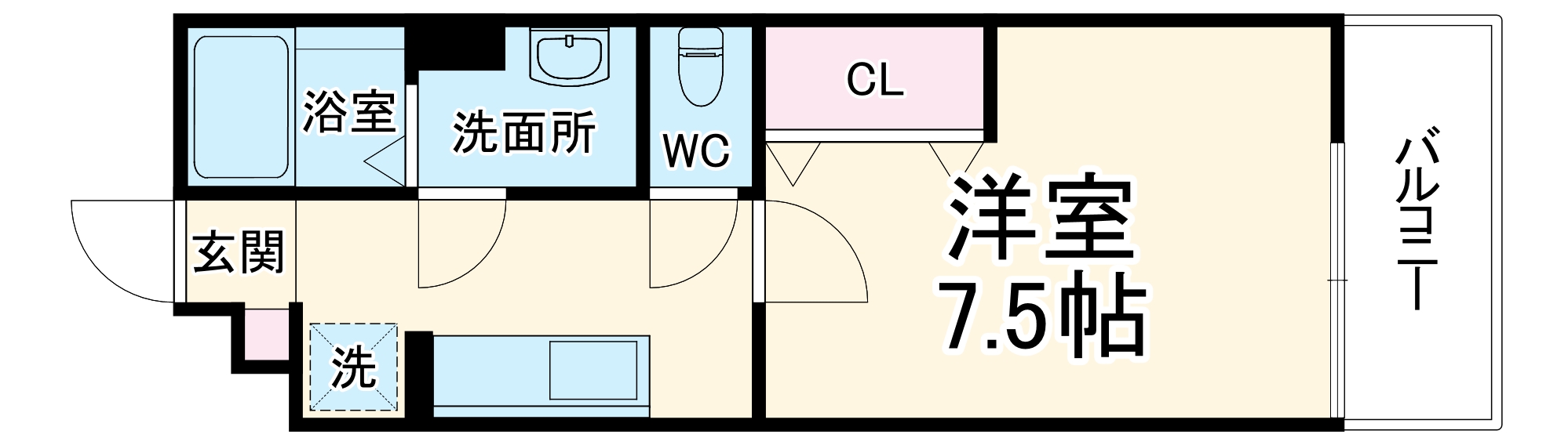 Inlegno円町の間取り