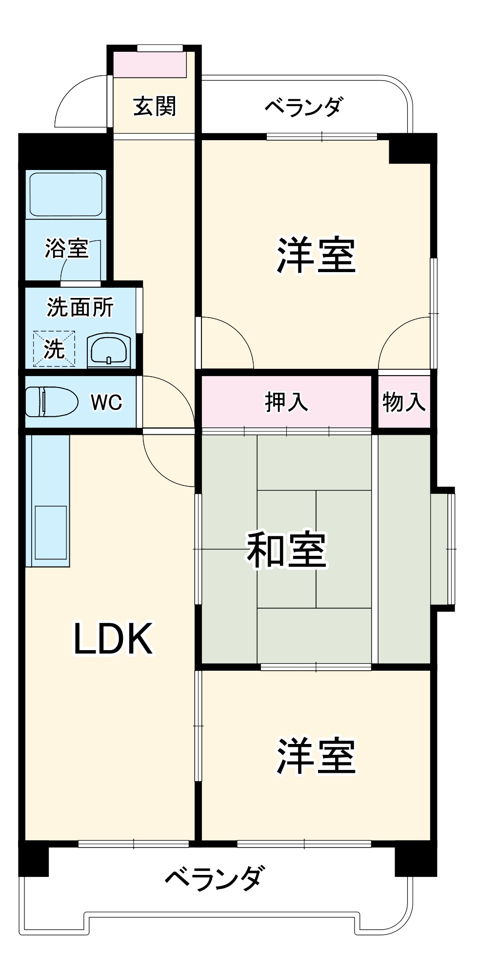 ハイムビーオール IIの間取り