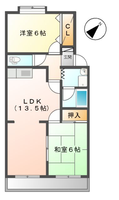 サントピアグリーンの間取り