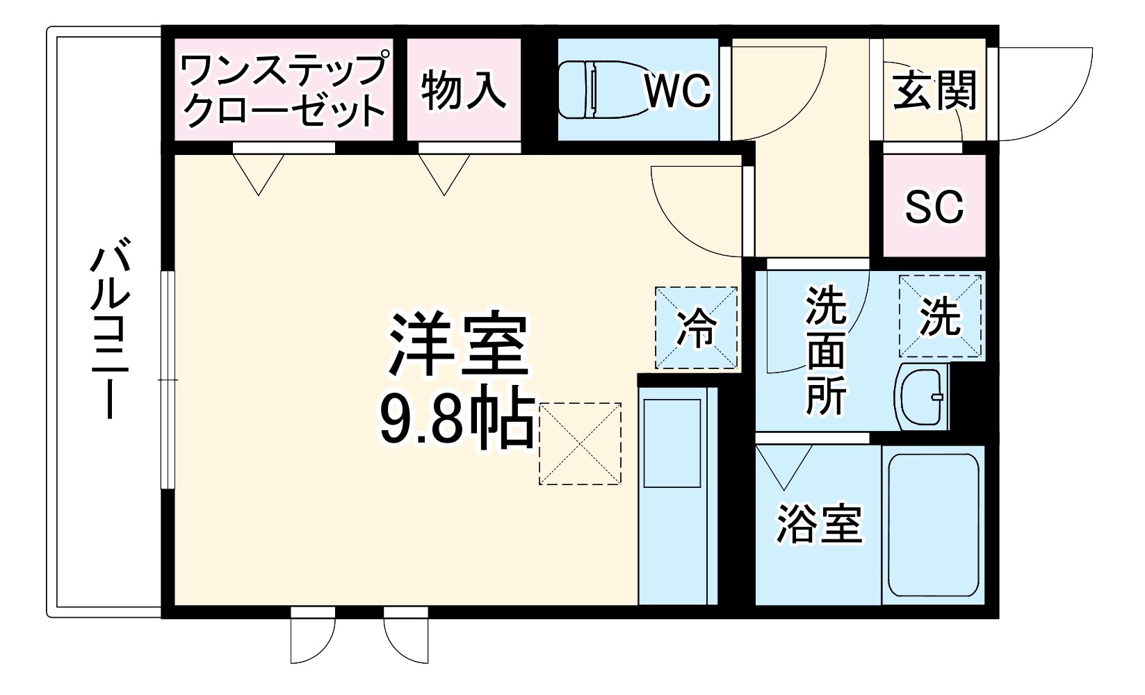 D-room中桜塚の間取り
