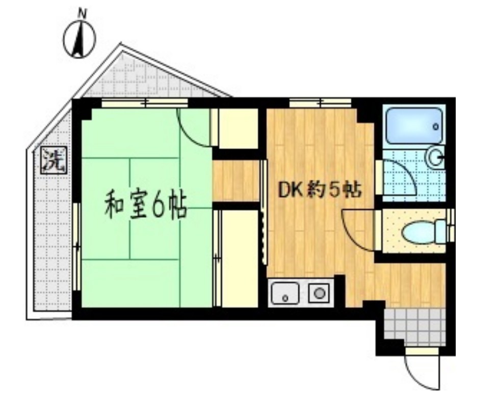 やまざきレジデンスの間取り