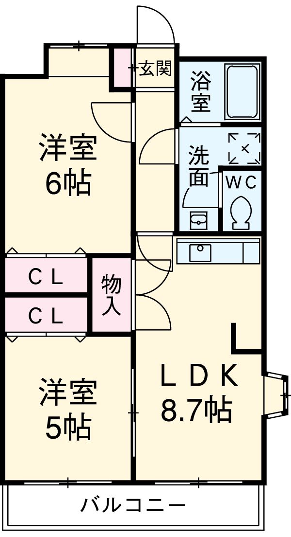 メゾン・ラフィールの間取り