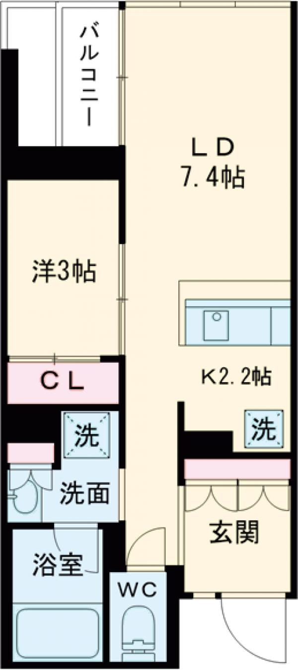 ガーデニエール砧ウエストの間取り