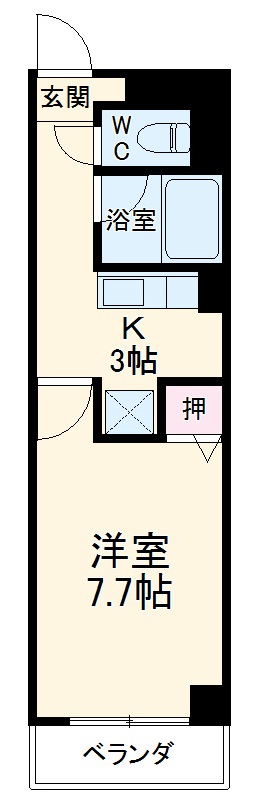 YHOスクエアの間取り