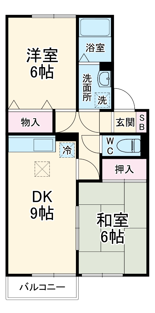 サンライズ馬橋の間取り