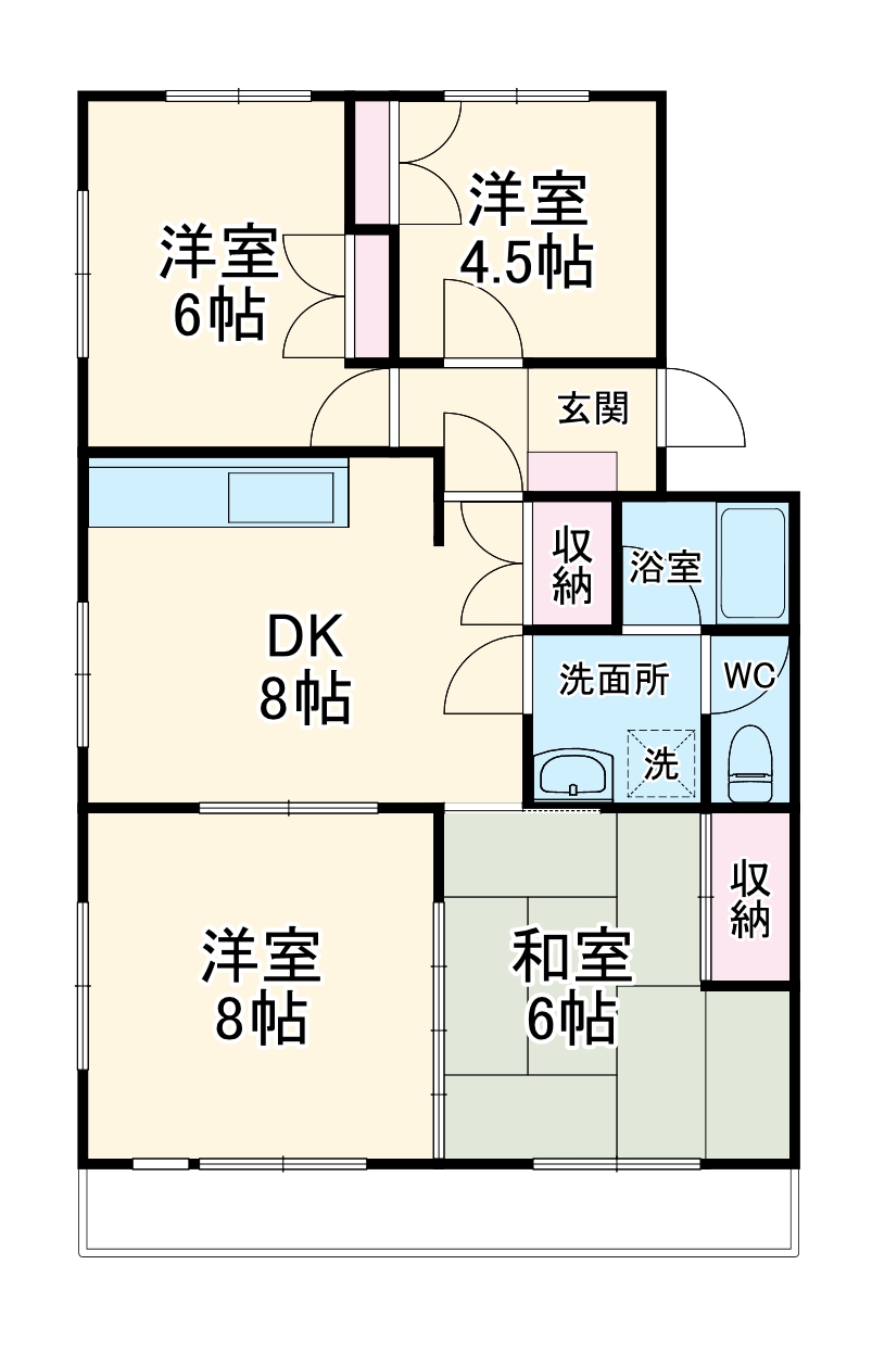 レジデンス藤の間取り