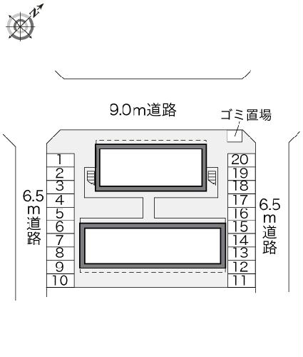 13/13 駐車場