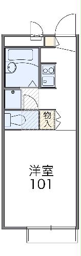 レオパレスサンルーチェ三鷹の間取り