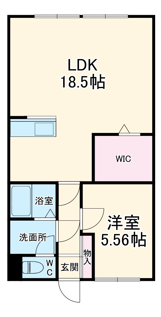 コンフォール蜆塚の間取り