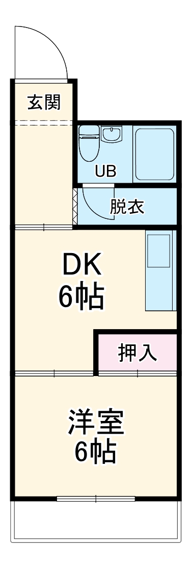 陽光マンションの間取り