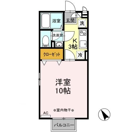 TAKASAKI HILLS 2ndの間取り