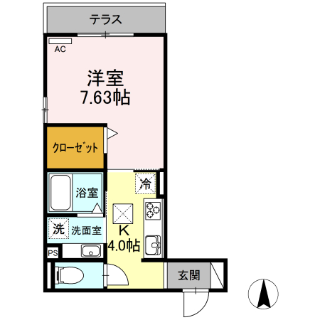 Alluge岐阜(アリュージュ)の間取り