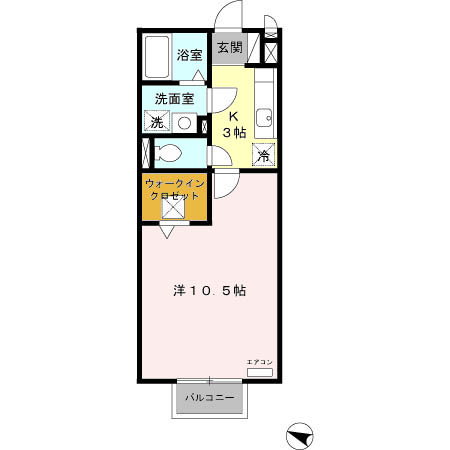 サニーヒル塚の台の間取り