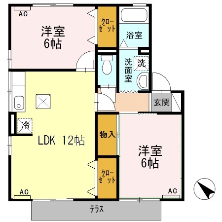 ララ守山の間取り