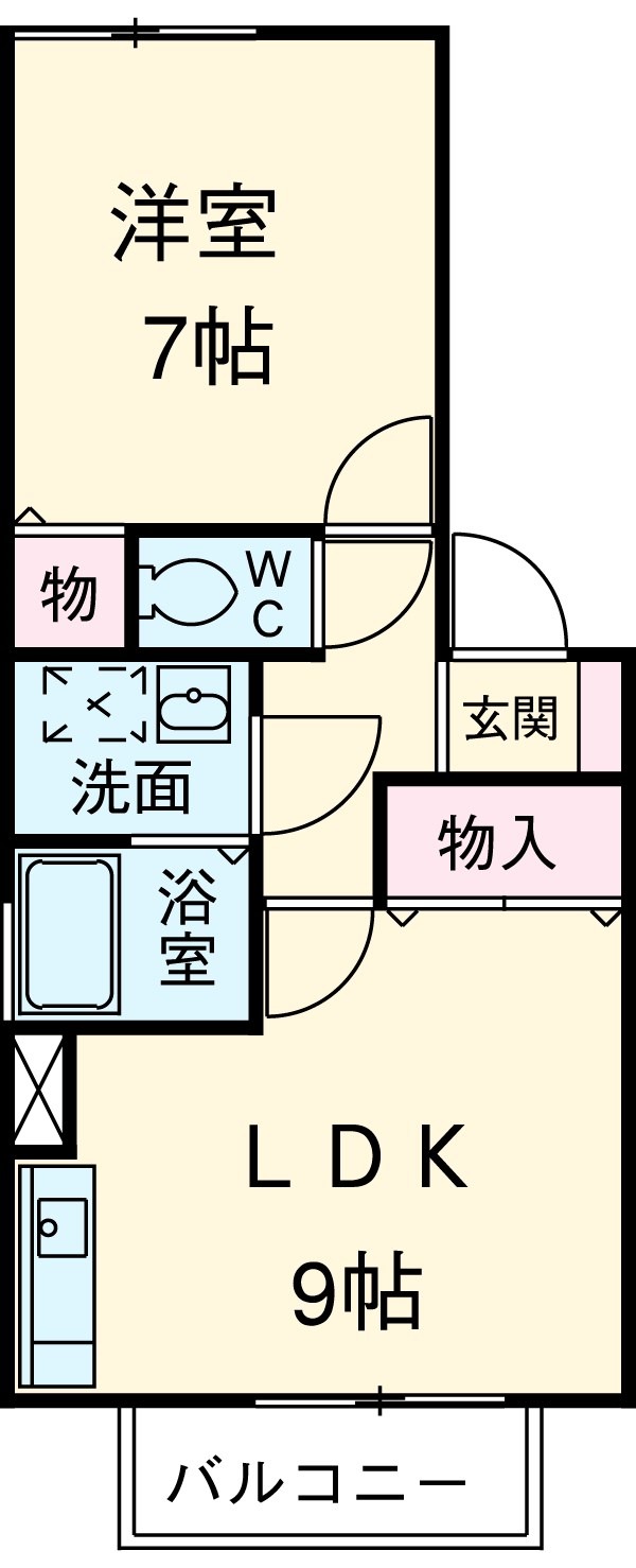コートヴィレッジの間取り