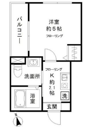 MELDIA田無町の間取り