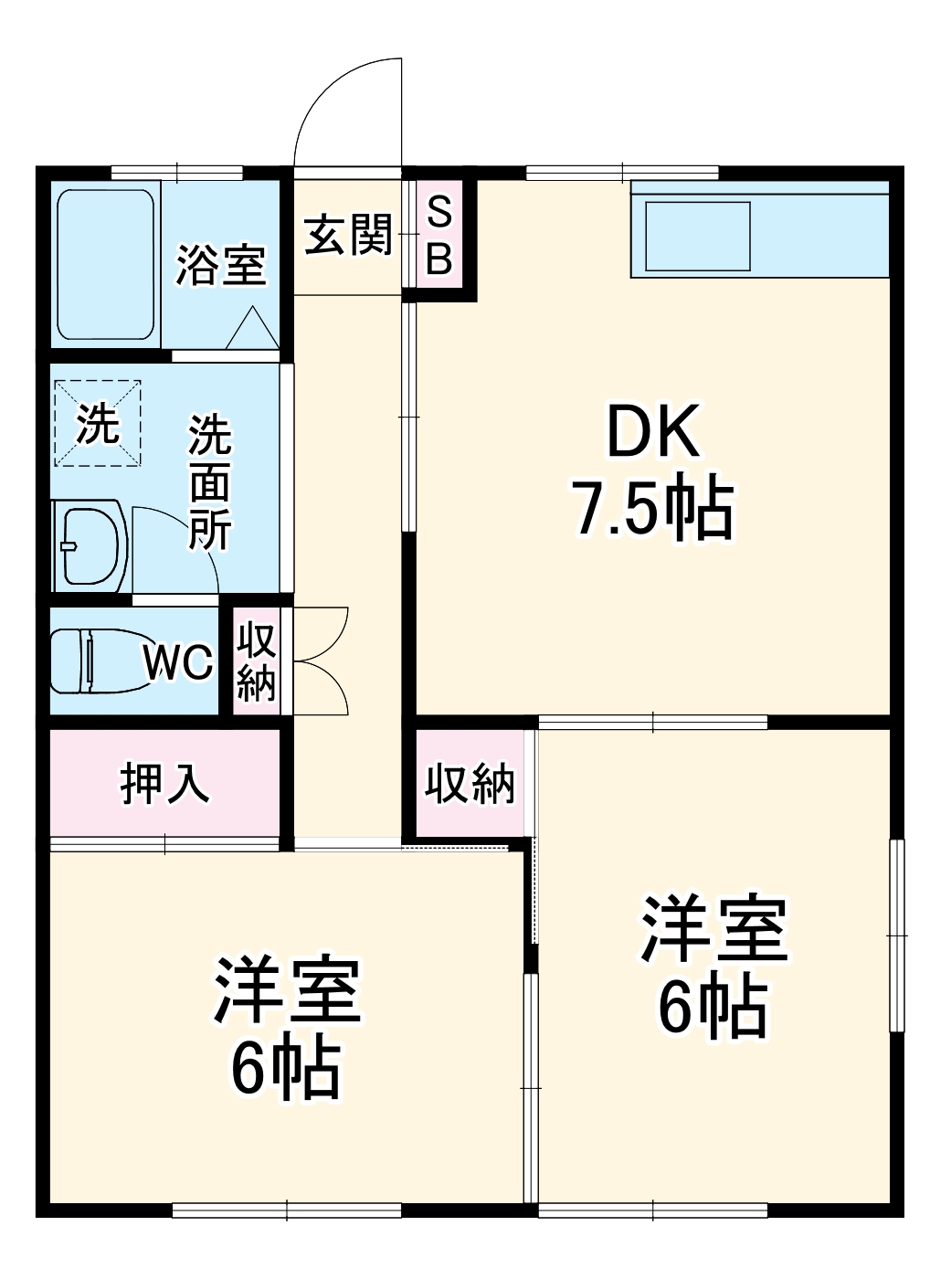 レジデンスオグラの間取り