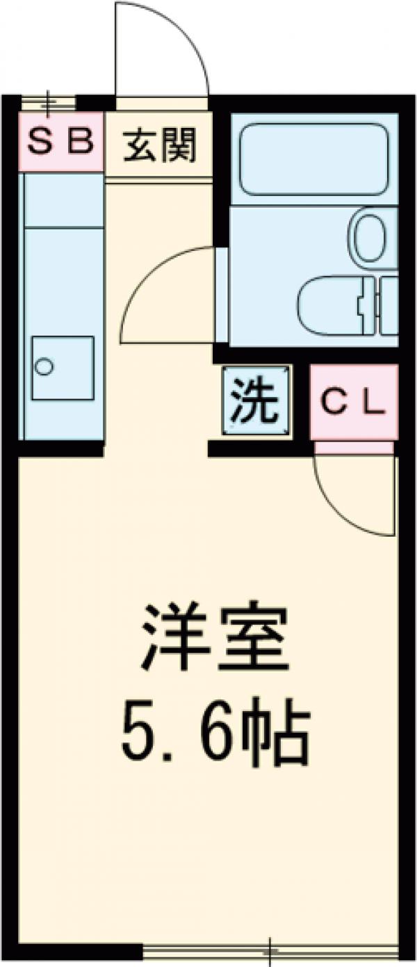 グランドヒル岡上Bの間取り