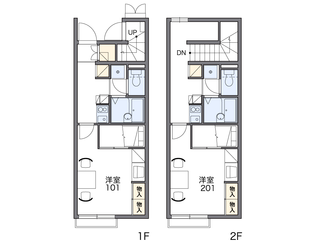 レオパレス悠久の間取り