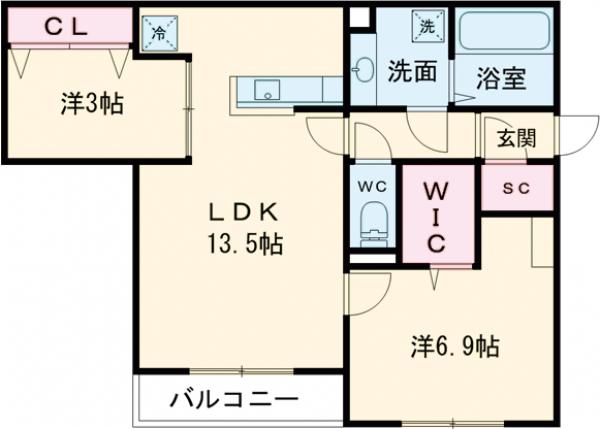 Grand Hillsの間取り