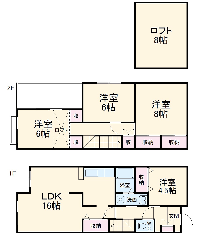 ドミールヤマノウチの間取り