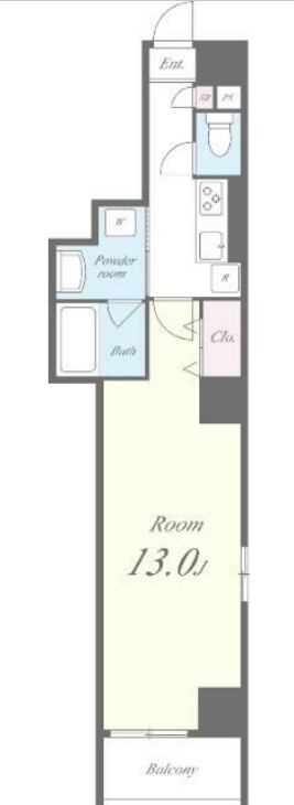 エクセラント横浜の間取り