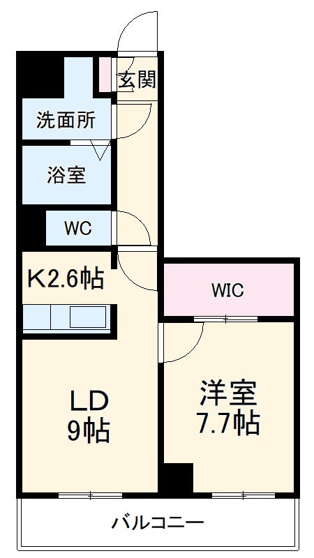 セントクレール元町の間取り