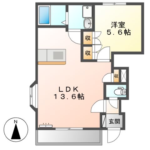 サンモールの間取り
