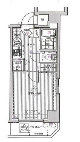 スパシエトラッド中野野方の間取り