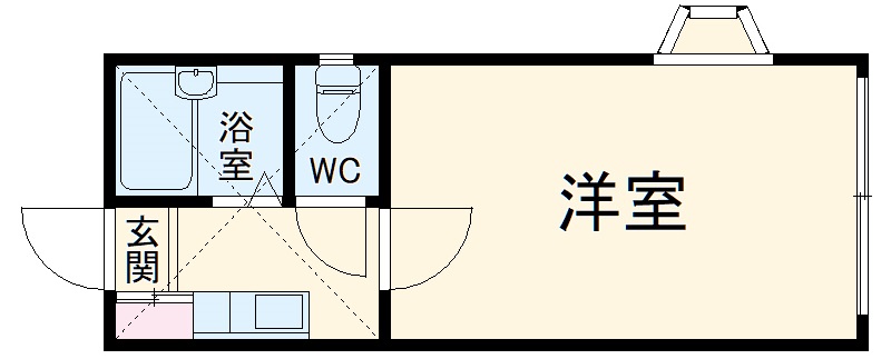 第3枡形ハイムの間取り