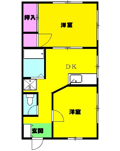 アルテメゾンの間取り