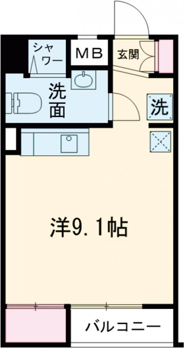 SOCIETY SAKURA-SHIMMACHIの間取り