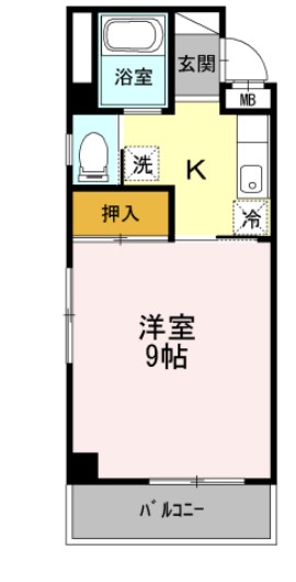 棒屋第2城北ハイツの間取り