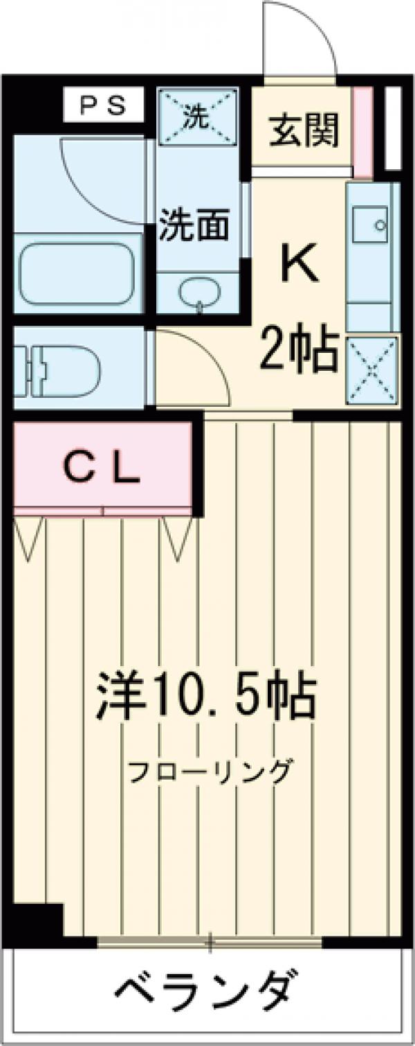 エルハイツ川田の間取り