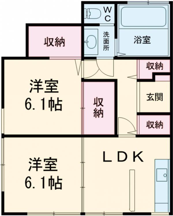 洗足池マンションの間取り