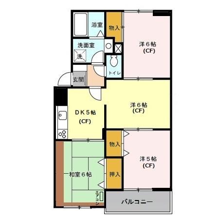 エーコーマンションの間取り