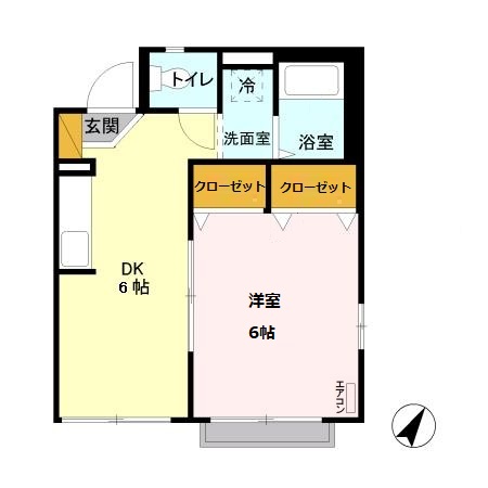 ハイネス馬場 の間取り