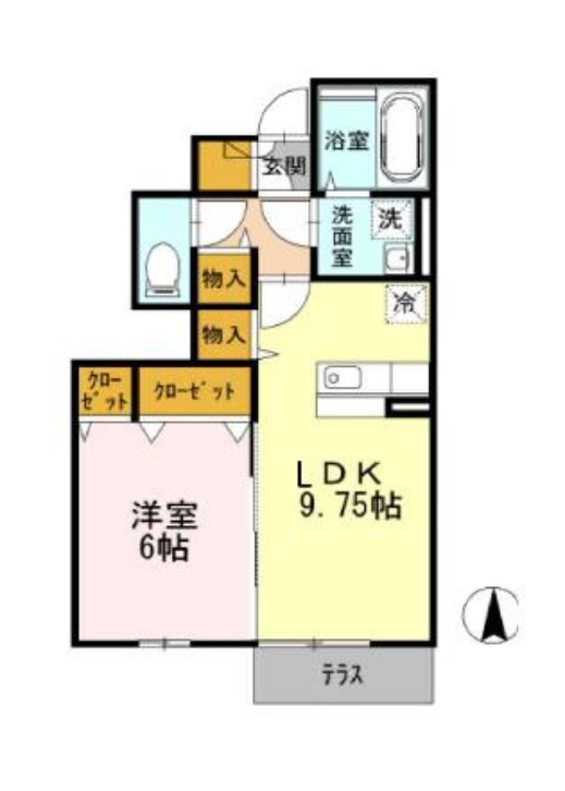 ホワイト レディーの間取り