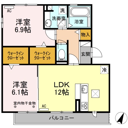 CONFOR V(コンフォールファイブ)の間取り