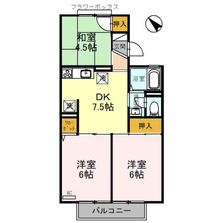 ペニーレインの間取り