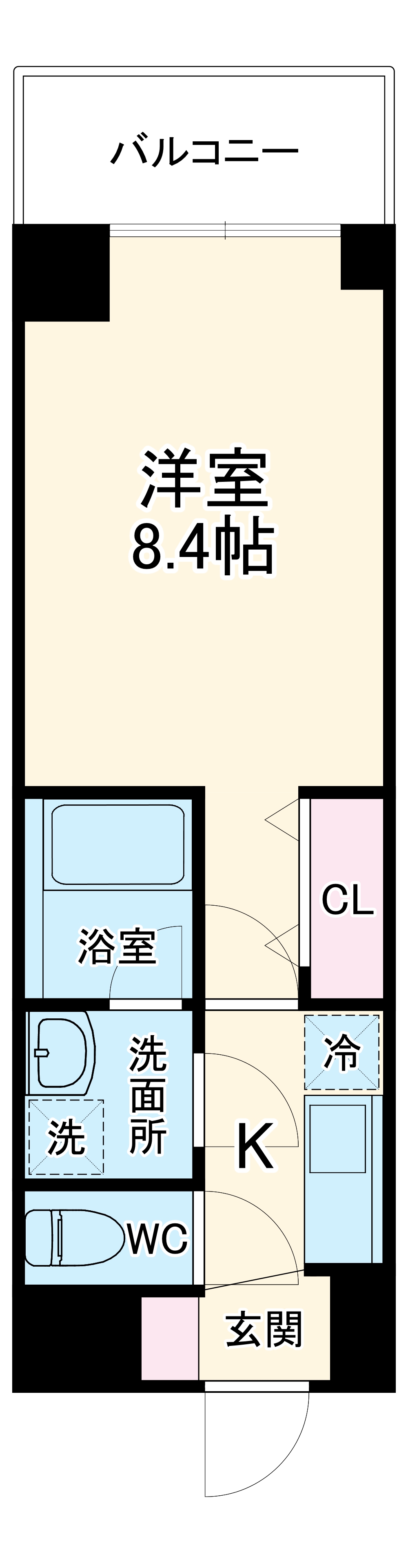 S-FORT行徳の間取り