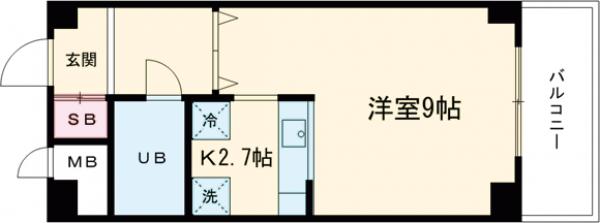 サンヒルズ用賀の間取り
