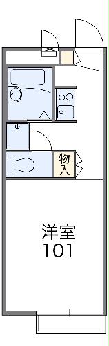 レオパレスカメリア壱番館の間取り